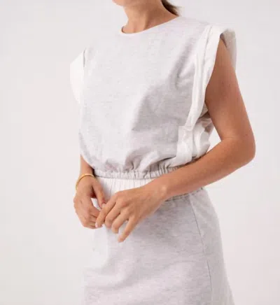 Sundays Silas Top In Light Grey