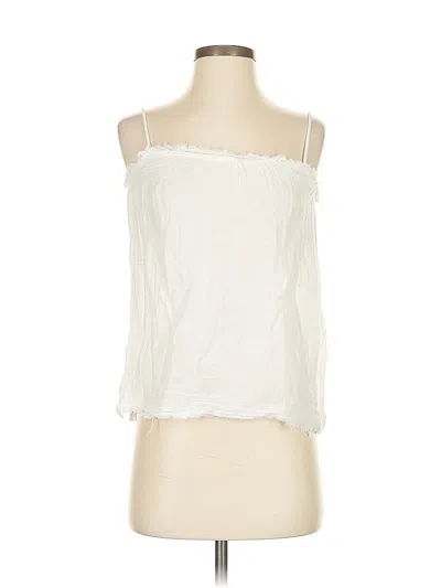 Pre-owned Sundays Sleeveless Blouse In White