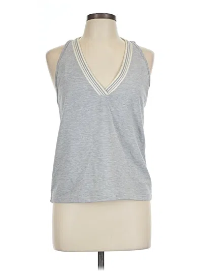 Pre-owned Sundays Sleeveless Top Gray Halter Neckline Tops