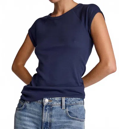 Sundays Sophia Tee In Navy In Blue