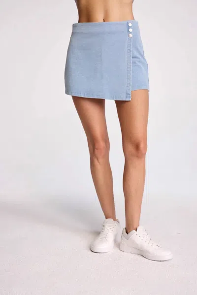 Sundays Sorrel Skort In Light Wash Denim