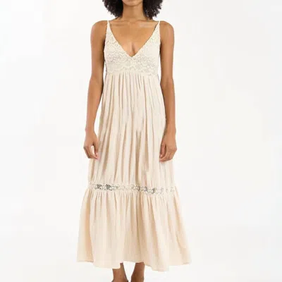 Sundays Spring Dress In Beige