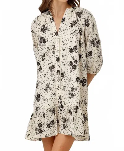 Sundays Telsie Dress In Falling Petal In Neutral