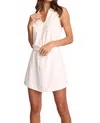 Sundays The Carina Sleeveless Mini Dress In Coconut Milk In Neutral