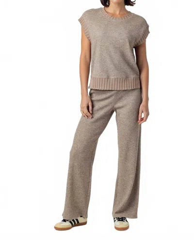 Sundays Thermal Maeve Top In Fawn In Brown