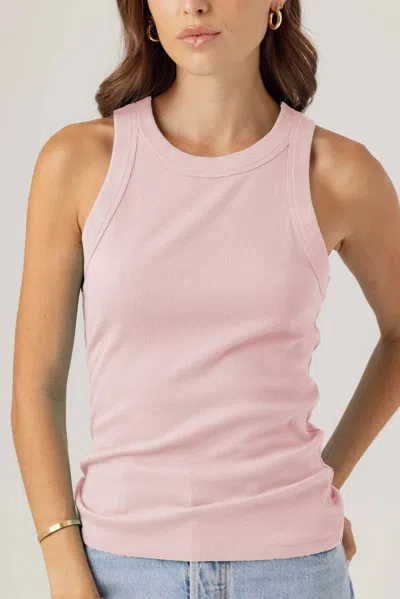 Sundays Turner Tank Top In Powder Pink