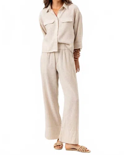 Sundays Weave Simona Shirt In Moonbeam In Multi