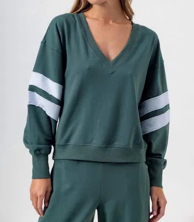 Sundays Winslow Pullover Sweatshirt In Rainshadow In Green