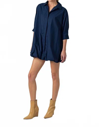Sundays Hortense Mini Dress In Navy In Blue