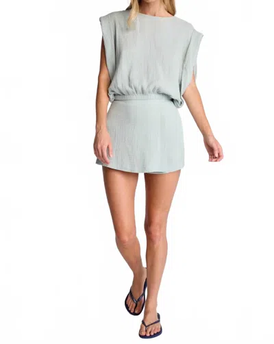 Sundays Women's Kane Popover Top In Surf Blue