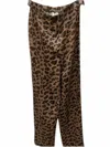 Sundays Women's Leopard Pants In Black/tan In Multi