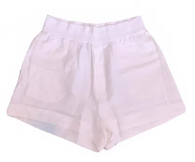Sundays Women's Linen Fuller Shorts In Lavender Fog In Purple