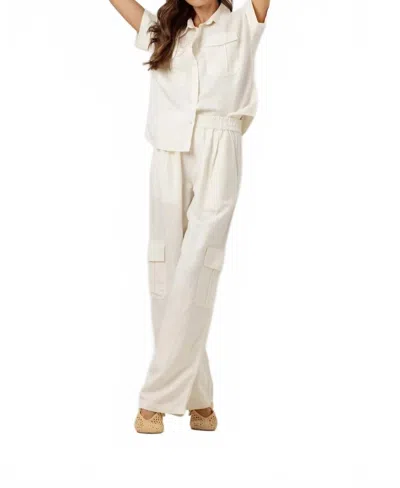 Sundays Women's Sabine Cargo Pants In Off White