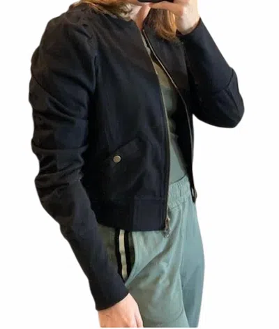Sundays Zip Up Jacket In Black