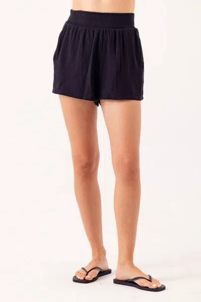 Sundays Zora Shorts In Black In Blue