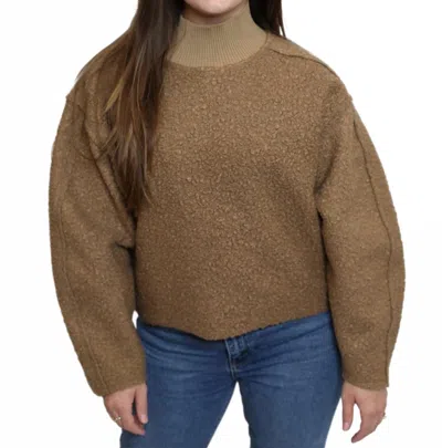 Sundayup Boulce Sweater In Khaki In Multi