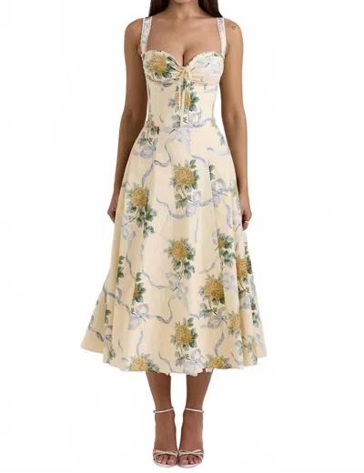 Sundayup Jules Maxi Dress In Beige Multi In Neutral