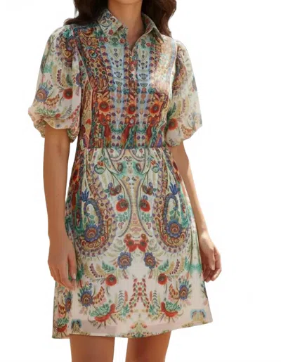 Sundayup Maria Dress In Cream Multi