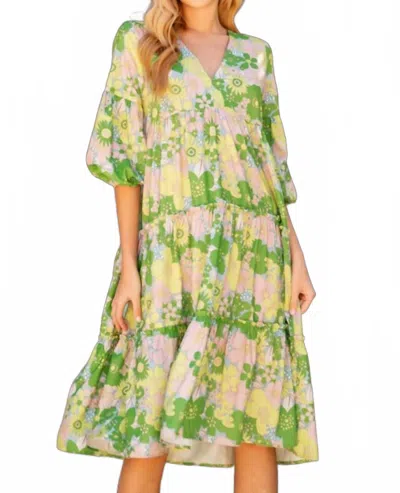 Sundayup That 70s Midi Dress In Multi