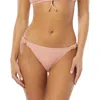 Sundazed Lizzie Womens Metallic Bikini Swim Bottom Separates In Multi
