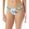 Sundazed Lizzie Womens Printed Shirred Swim Bottom Separates In Multi