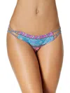 Sundazed Stunner Womens Hipster Tribal Print Bikini Swim Bottom In Multi