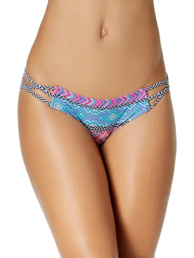 Sundazed Stunner Womens Hipster Tribal Print Bikini Swim Bottom In Multi