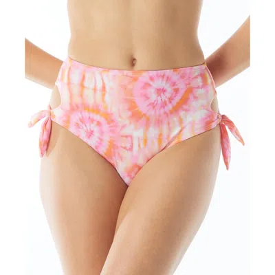 Sundazed Womens Tie-dye Cut-out Swim Bottom Separates In Pink