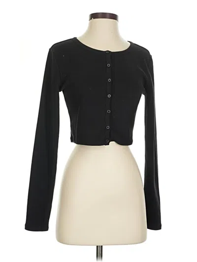 Pre-owned Sun-deh Cardigan Sweater In Black