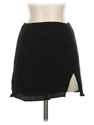 Pre-owned Sun-deh Casual Skirt In Black