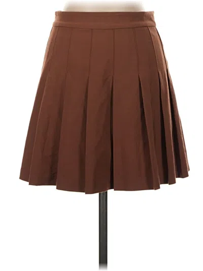 Pre-owned Sun-deh Formal Skirt In Brown