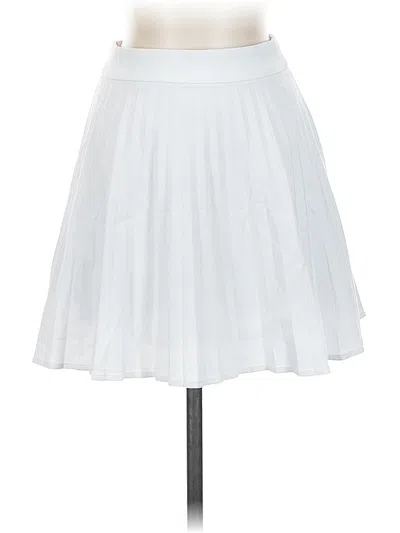 Pre-owned Sun-deh Formal Skirt In White
