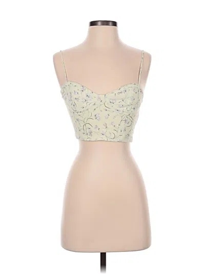 Pre-owned Sun-deh Sleeveless Blouse In Green