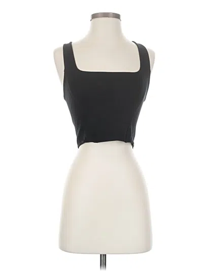 Pre-owned Sun-deh Sleeveless Top Black Strapless Neckline Tops