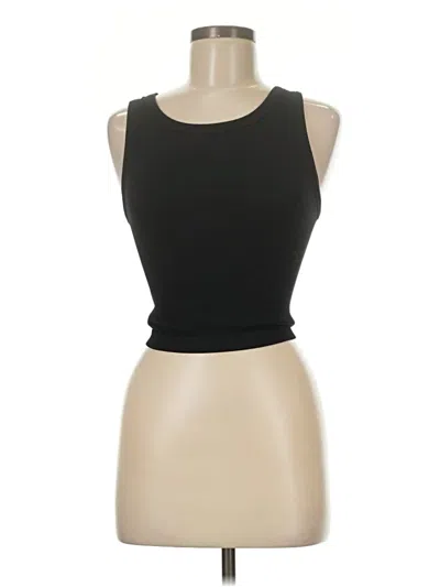 Pre-owned Sun-deh Tank Top Black Strapless Neckline Tops