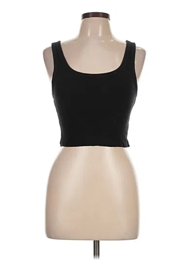 Pre-owned Sun-deh Tank Top Black Strapless Neckline Tops