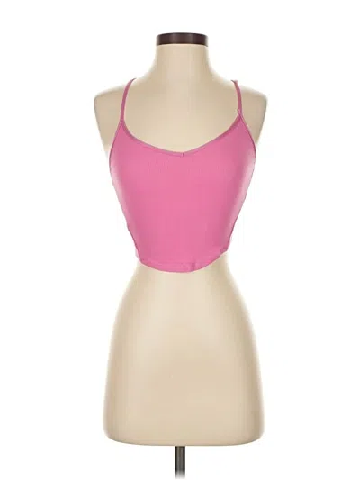 Pre-owned Sun-deh Tank Top Pink Halter Neckline Tops