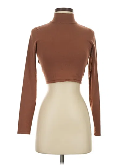 Pre-owned Sun-deh Turtleneck Sweater In Brown