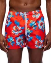 Sundek 7 Floral Boardshorts In Cheek