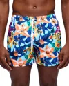 Sundek 7 Floral Boardshorts In Blue Multi