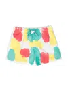 Sundek Abstract-print Swim Shorts In 白色