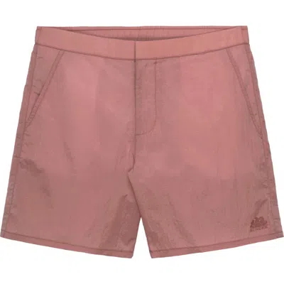 Sundek Back Elastic Waist Swim Trunks In Pink