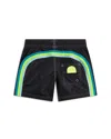 Sundek Boys' Elastic Waist Swim Trunks - Little Kid, Big Kid In Black