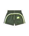 Sundek Boys' Elastic Waist Swim Trunks - Little Kid, Big Kid In Dark Ar. Green