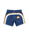 Sundek Boys' Elastic Waist Swim Trunks - Little Kid, Big Kid In Navy
