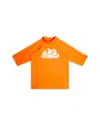 Sundek Boys' Short Sleeve Rash Guard - Little Kid, Big Kid In Flash Orange