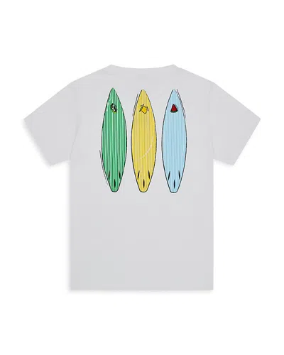 Sundek Boys' Short Sleeved Tee - Little Kid, Big Kid In White