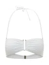 Sundek Chic Mini Bikini Top In White