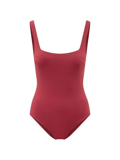 Sundek Cina Scoop-neck Swimsuit In Red