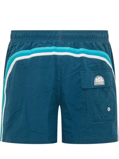 Sundek Classic Boardshorts For Summer Adventures In Storm